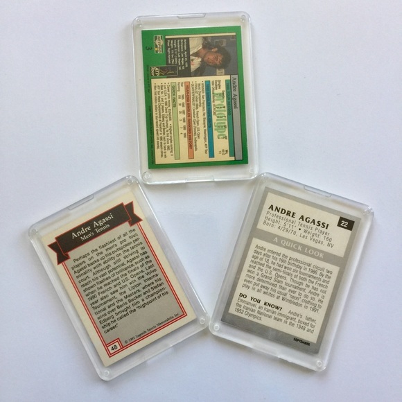 🎾 Andre Agassi Tennis Cards - Picture 2 of 2